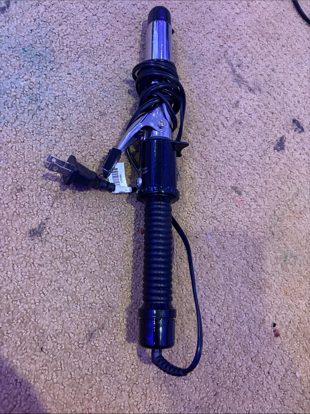 Black Curling Iron Hair Styler - Unbranded